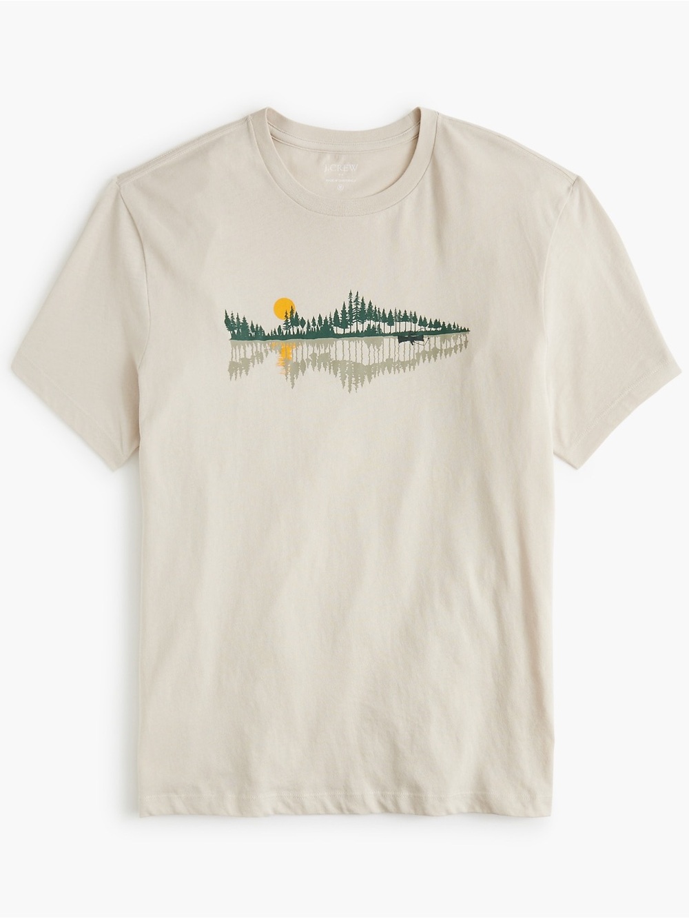 NEW Fishing reflection graphic tee size XS